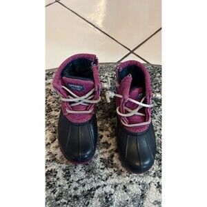 Sperry size 8 GUC Purple Toddler